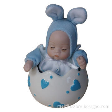Cute music doll/ceramic head, hands and foots/high quality/mechanic music movement insideNew